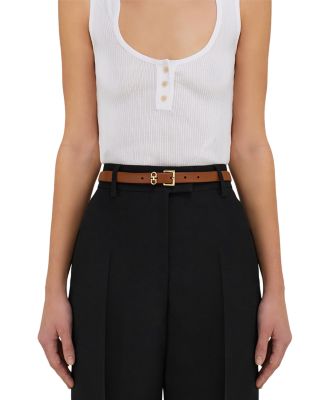 Women's Gancini Leather Belt