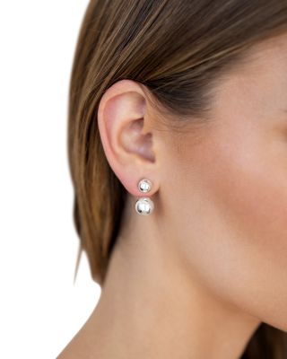 Bubble Front & Back Earrings