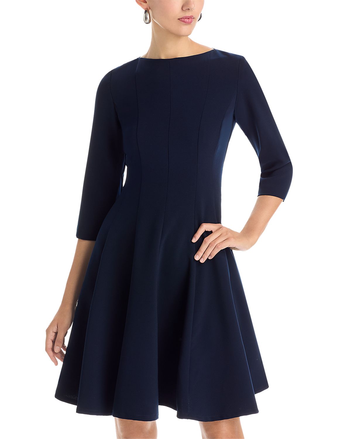 Caroline Rose Boat Neck Dress