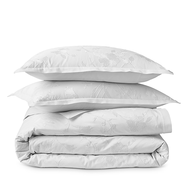 Sky Bianca Embroidery Duvet Cover Set, King - Exclusive In White