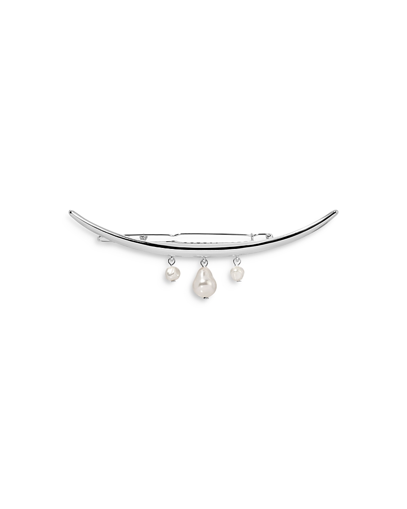 Ettika Imitation Pearl Mermaid Barrette In Metallic