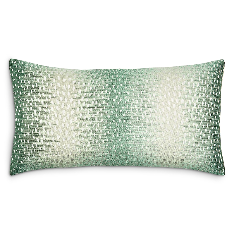 Sky Antelope Embroidered Decorative Pillow, 14 X 26 In Gray