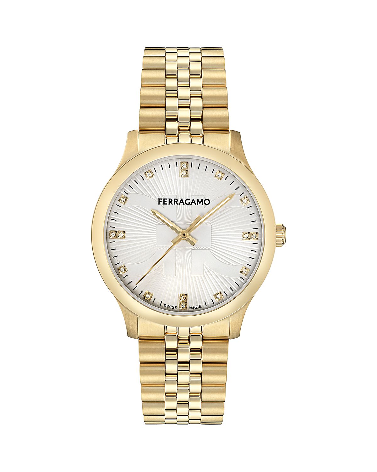Ferragamo Duo Diamond Watch, 40mm