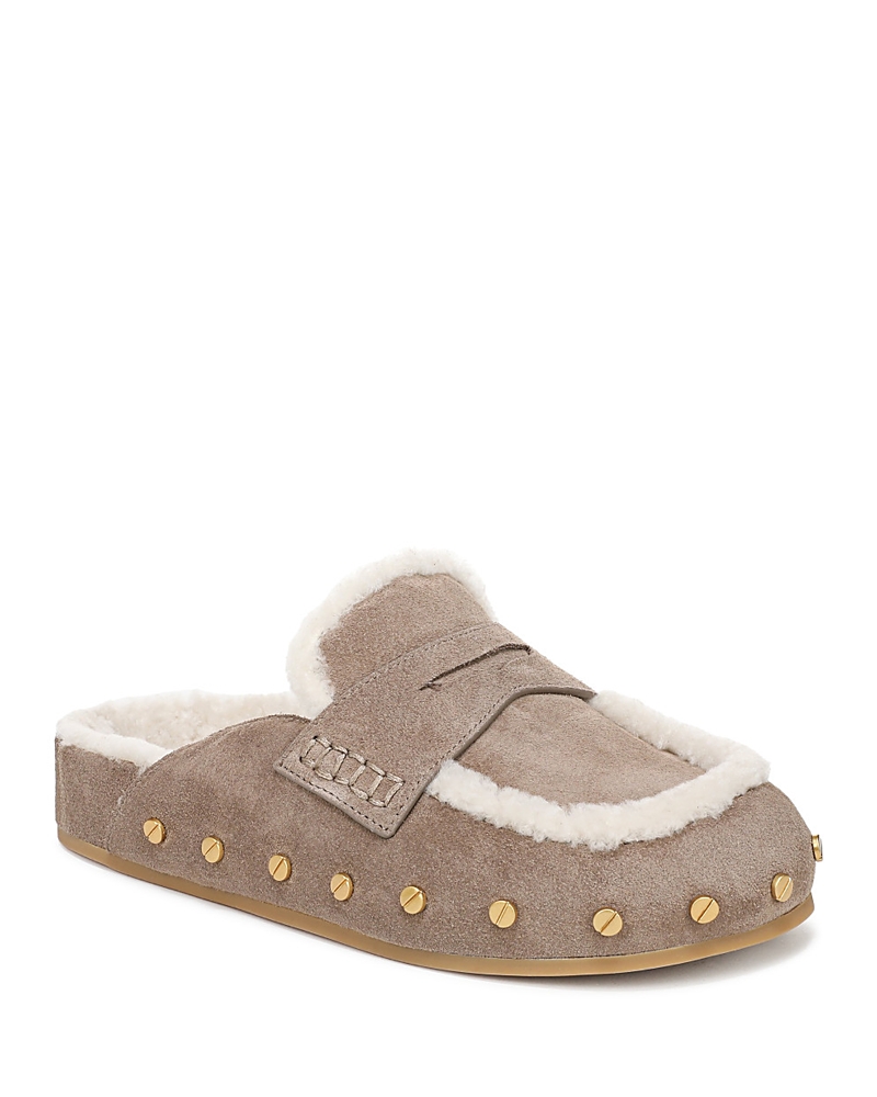 Veronica Beard Women's Fenix Shearling Clogs
