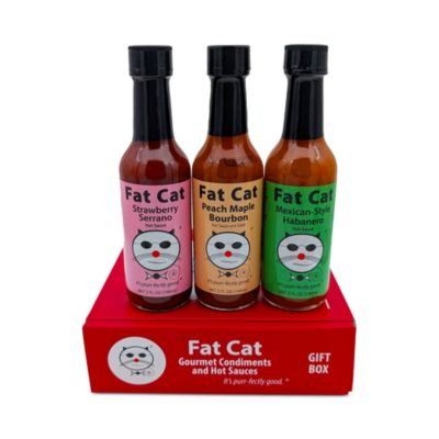 Unique Flavors 3 Bottle Hot Sauce Gift Box