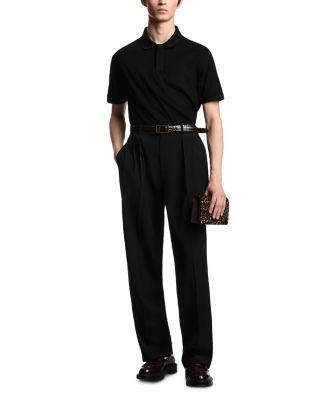 Jacquard Jersey Polo Shirt