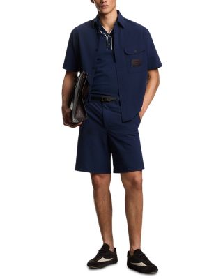 Contrast Edges Piqu&eacute; Polo Shirt