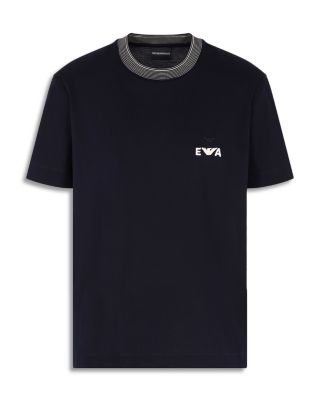 Striped Crewneck Piqu&eacute; Tee