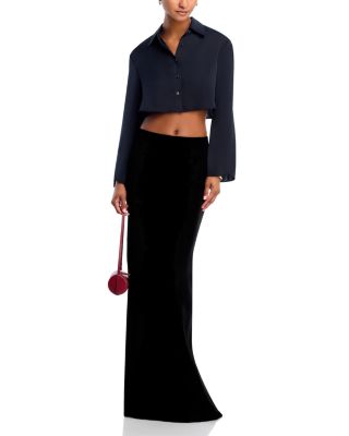 Zeta Velvet Skirt