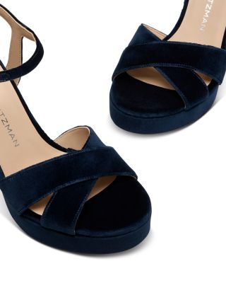 Women&#39;s Dayna Velvet Platform Sandals