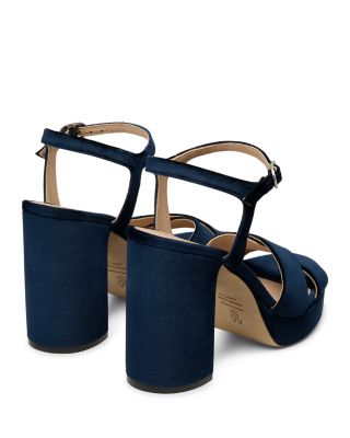 Women's Dayna Velvet Platform Sandals