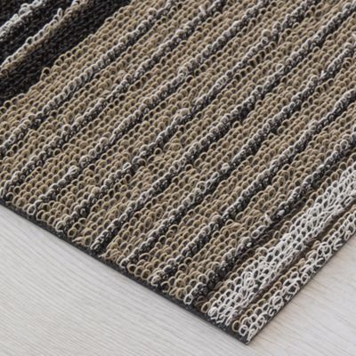Pleat Stripe Shag Rug, 24" x 36"