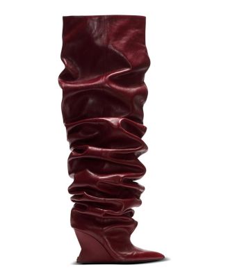Women's Wedge Thigh-High Boots