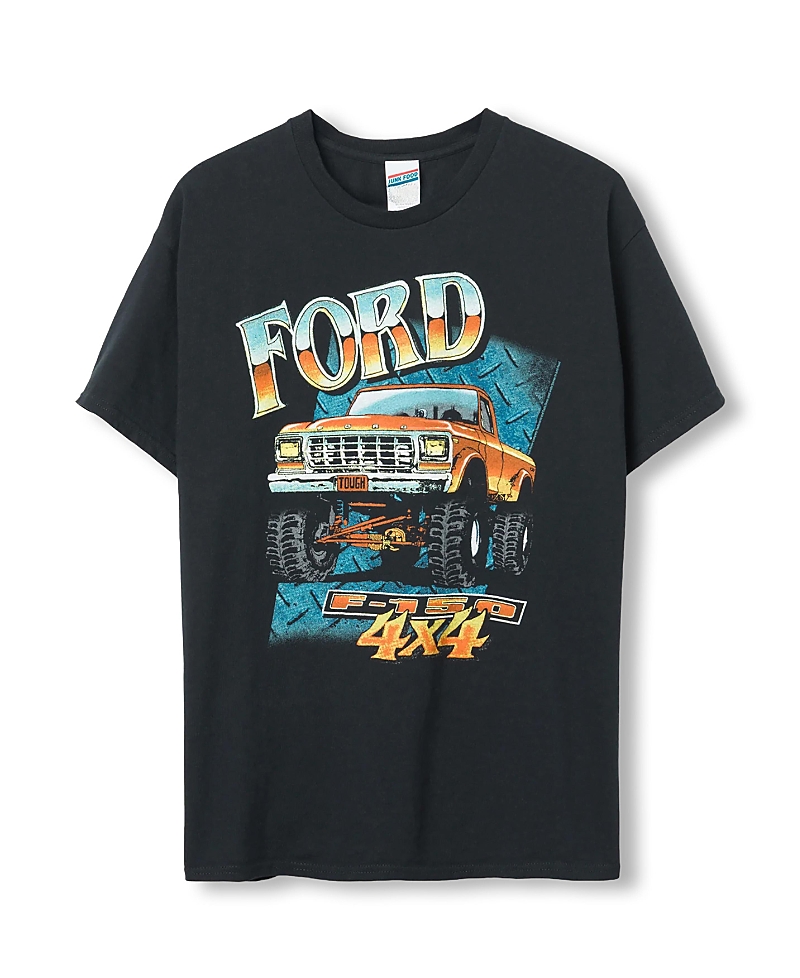 Junk Food Clothing Unisex Ford 4x4 Flea Market Tee In Black