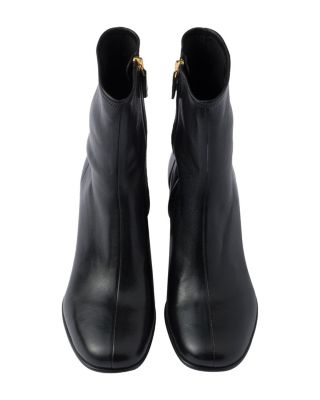  Women's Stretch Nappa Leather Booties