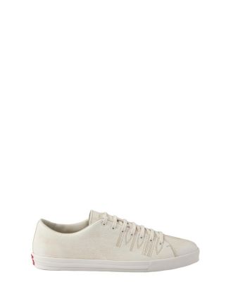  Men's Aged-Effect Leather Sneakers