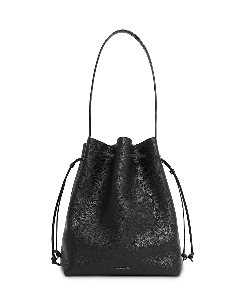 Mansur Gavriel Cabas Bucket Bag In Black