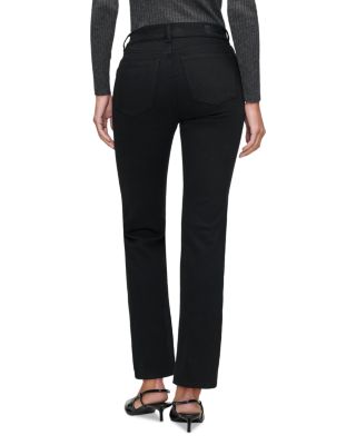 Mara Straight Mid Rise Instasculpt™ Ankle Jeans in Black