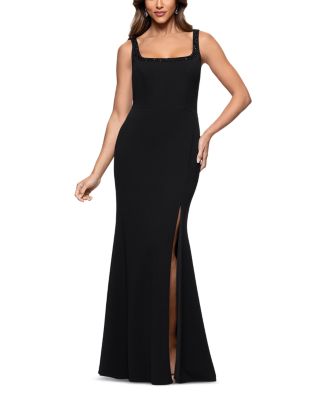 Scuba Sleeveless Gown - Exclusive