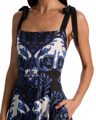 Rosalee Tie Strap Bustier Maxi Dress