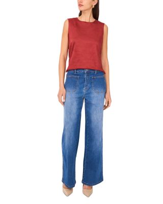 Sleeveless Crewneck Top