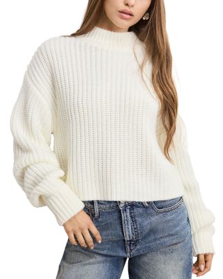Chunky Knit Mock Neck Sweater