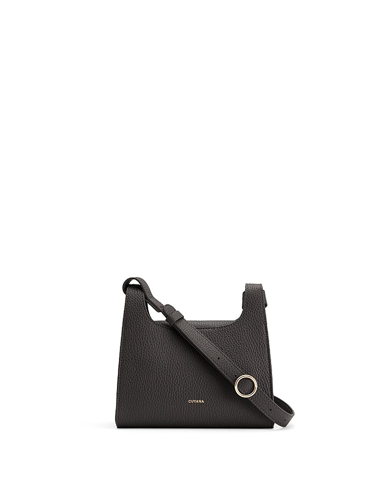 Cuyana Mini Double Loop Bag In Black