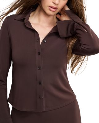 Matte Jersey Long Sleeve Top