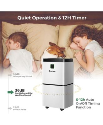  30 Pints 1500 Sq. Ft Dehumidifier For Medium To Large Room with Indicator