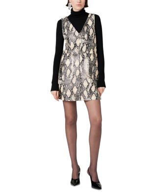 Malia Faux Leather Mini Dress