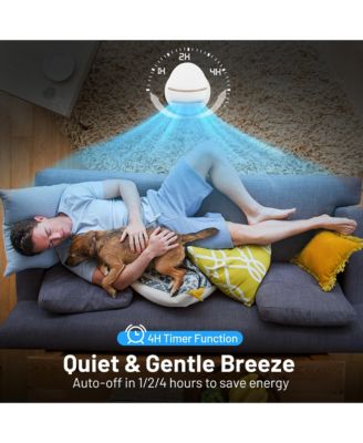 14'' Mini Oscillating Tower Fan Electric Desk Fan with 3 Speed & Timer