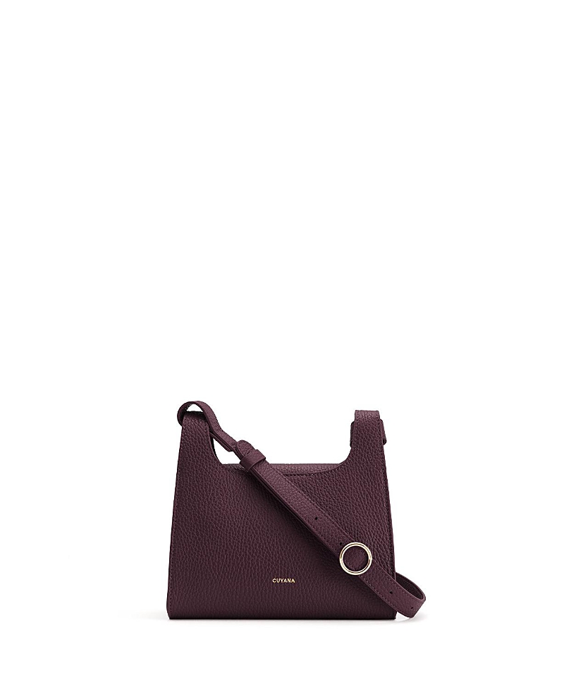 Cuyana Mini Double Loop Bag In Purple