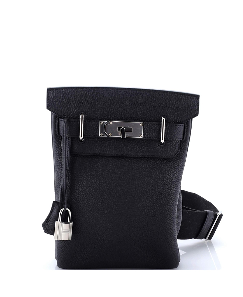 Pre-owned Pre-owned Hermes Hermes Pm Hac A Dos Backpack Togo In Black