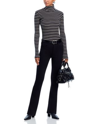 The High Waisted Runaway Jeans in Black Black