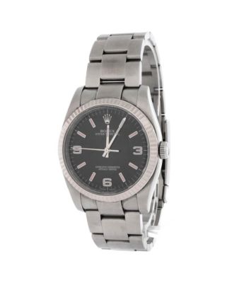 Oyster Perpetual Datejust Automatic Watch in Stainless Steel and White Gold 36mm