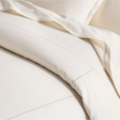 Italian Percale Solid Duvet Cover, Twin - Exclusive