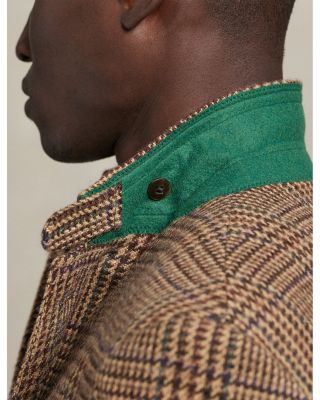 Polo Tailored Plaid Wool Sport Coat