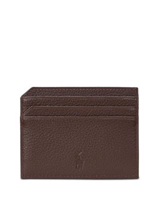 Pebbled Leather Card Case