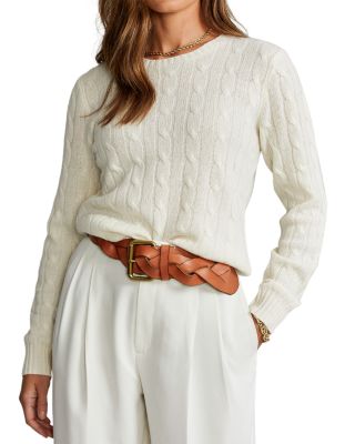 Cable Knit Cashmere Sweater