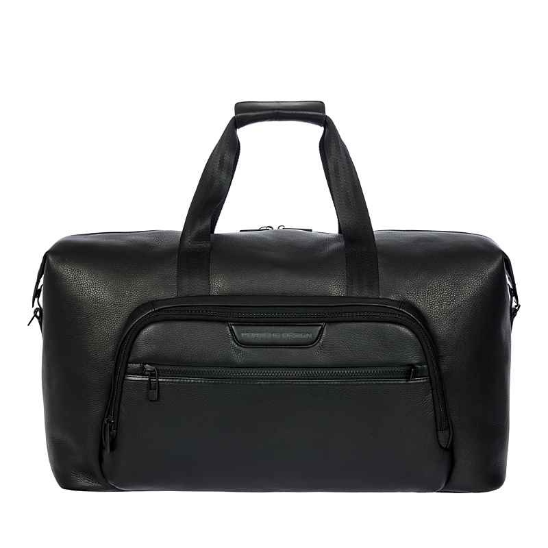 Porsche Design Roadster Leather Evo Weekender Bag In Black