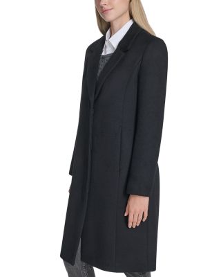 Single Breasted Notch Collar Coat