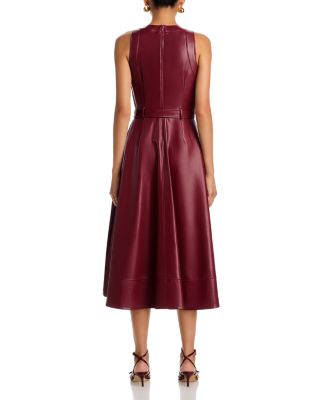 Zelda Faux Leather Dress