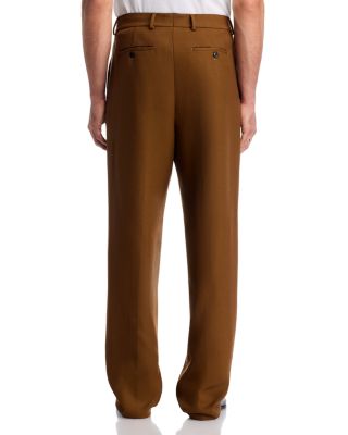 Wide Fit Wool Trousers