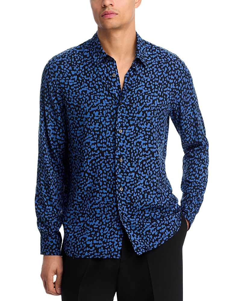 Hugo Printed Straight Fit Button Down Shirt