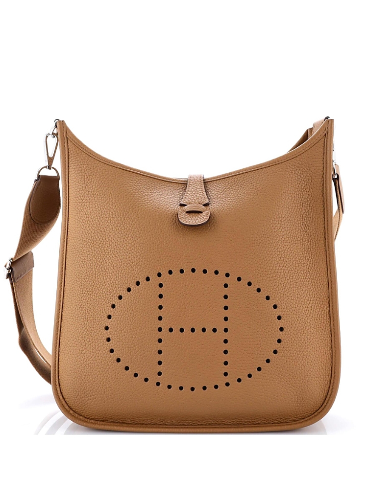 Pre-owned Pre-owned Hermes Hermes Pm Evelyne Bag Gen Iii Clemence In Brown