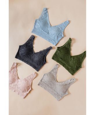 Soft V Lace Reversible Bralette