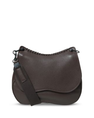 Medium Saddle Bag Cocoa Grained Leather