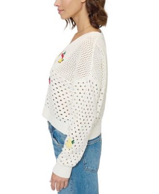 Darcy Open Stitch Embroidered Cardigan
