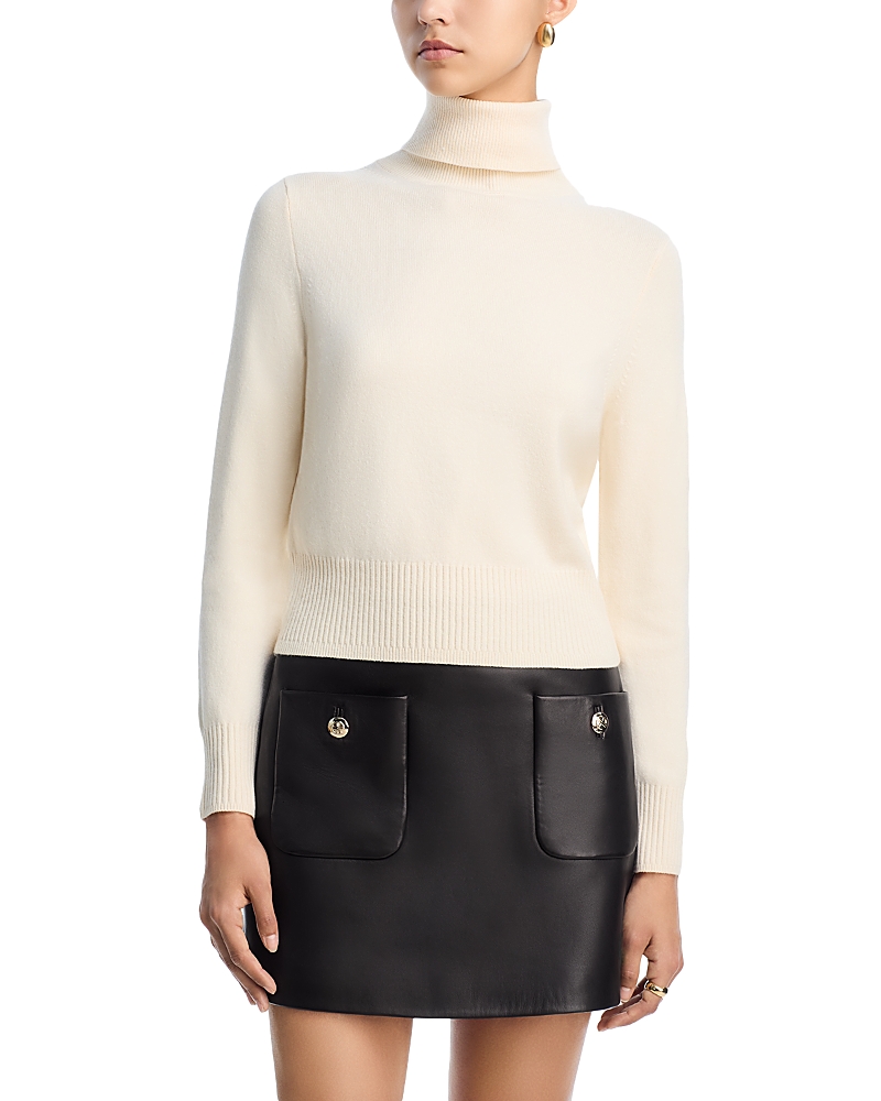 French Connection Babysoft Turtleneck Sweater In Neutral