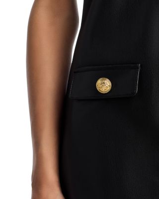 Dessa Faux Leather Mini Dress